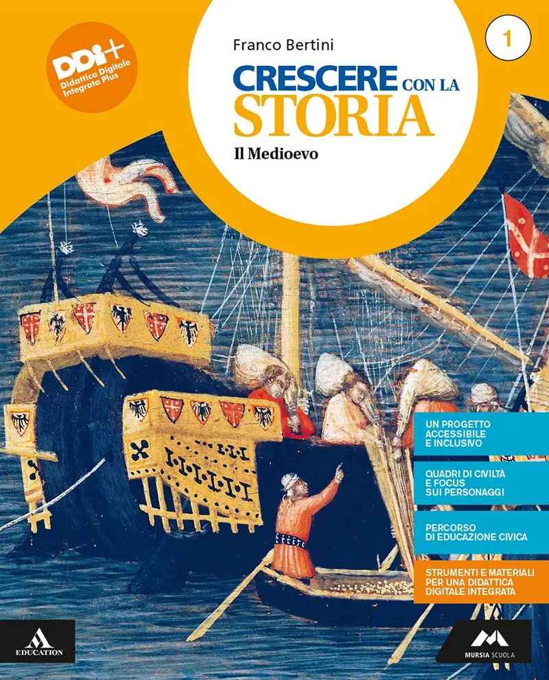 Crescere con la storia - Medioevo+Ed.Civica  1