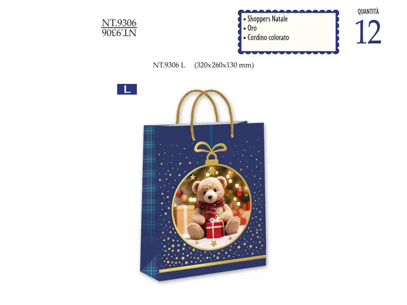 CROMO SHOPPERS NATALE NT.9306L - Conf da 12