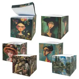Cubi Quando Arte 9x9x9 Soggetti Assortiti