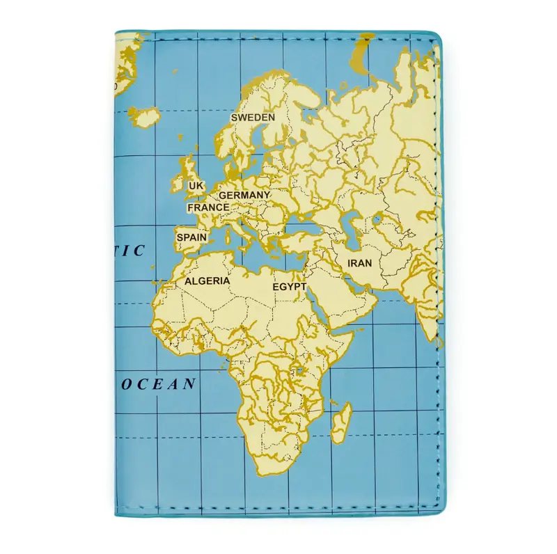 Custodia per Passaporto Mappa
