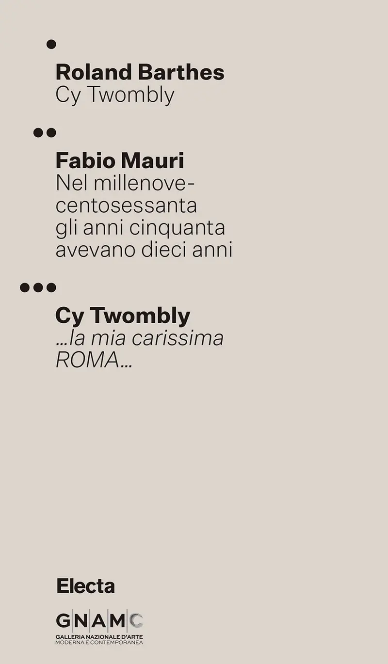 Cy Twombly. Ediz. italiana e inglese