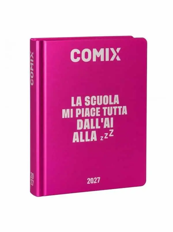 Diario Agenda 13 Mesi Comix Easy Pink 2026/2027