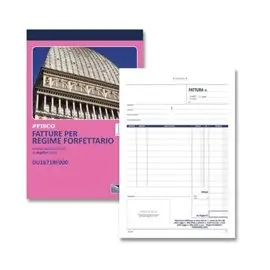 DU Blocchi Fattura Reg.Forfet. 50x2 21,5x14,8 1671RF000