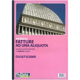DU Blocchi Fatture 1 aliquota 29,7x21,5 2 Copie 1671C0000