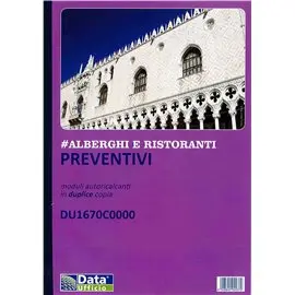 DU Blocco Ordinativi per banchetti 29,7x21,5 6807C0000 / DU1670C0000