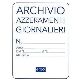 DU Cartellina Azzeramenti Giornalieri 1820AZT00