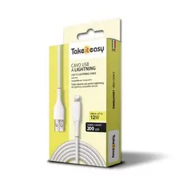 Ema Cavo USB/Lightning 20W 2 mt. Bianco