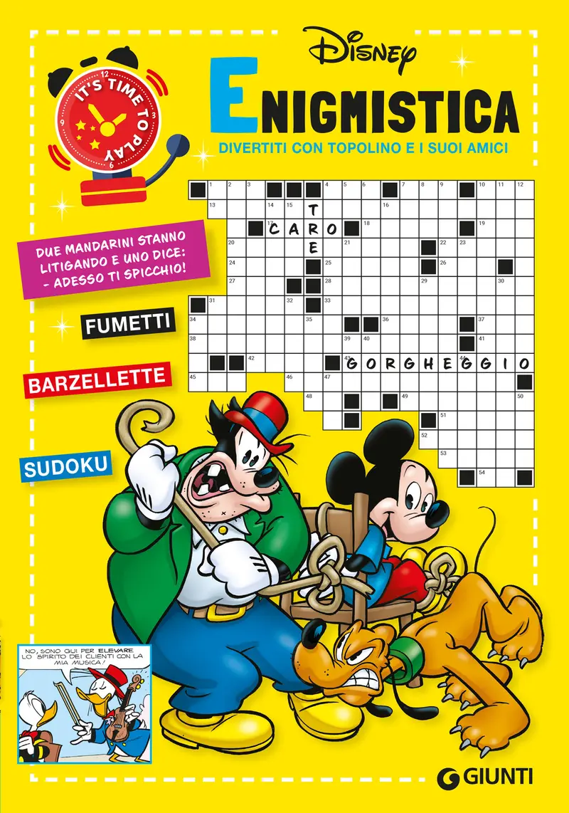 Enigmistica Disney Divertiti con Topolino e i suoi amici. Fumetti Barzellette Sudoku