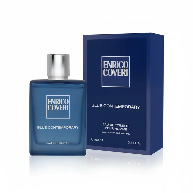 Enrico Coveri Blue Contemporary Eau de Toilette 100ml Natural Spray Profumo Uomo