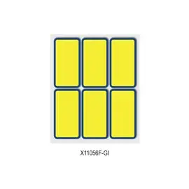 Etichette con bordo 70x37 10x60 pz.