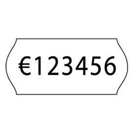 Etichette per prezzatrici 2612 36 pz. Bianco removibili