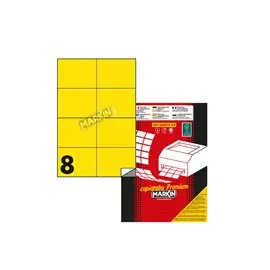 Etichette su A4 Markin 105 x 74 800 pz. Giallo