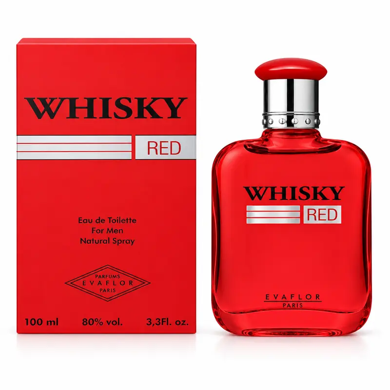 Evaflor Whisky Red Eau de Toilette Profumo Uomo 100 ml Spray