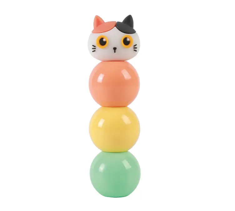 Evidenziatore tre colori GATTO ARANCIONE