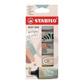 Evidenziatori Stabilo Boss Mini Nature Mix 5 colori 07/05-31-10