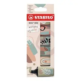 Evidenziatori Stabilo Boss Mini Nature Mix 6 colori 07/06-31