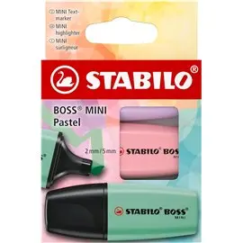 Evidenziatori Stabilo Boss Mini Pastel Mix 3 colori 07/3-2-03