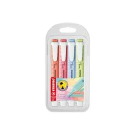 Evidenziatori Stabilo Swing Pastel 4 Colori