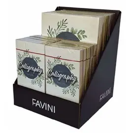 Expo da banco completo Favini Calligraphy nature 10+10 20 pz.