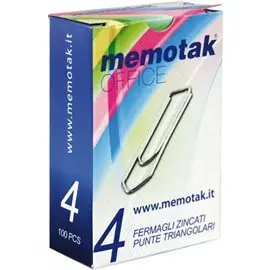 Fermagli Antiruggine Memotak n.4 a 100 mm. 32 10 pz.