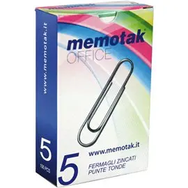 Fermagli Antiruggine Memotak n.5 a 100 mm. 49 10 pz.