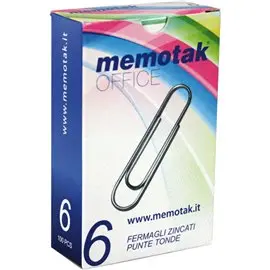 Fermagli Antiruggine Memotak n.6 a 100 mm. 58 10 pz.