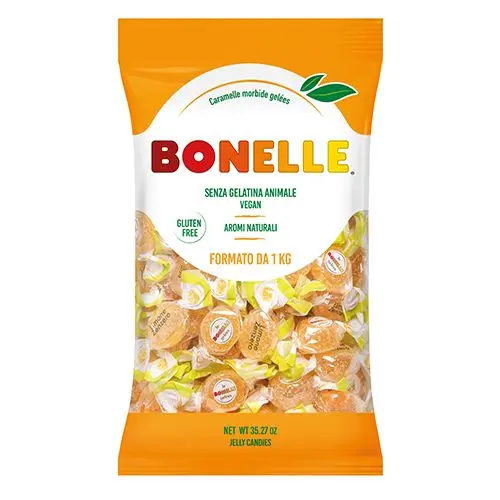 FIDA CARAMELLE BONELLE LIMONE E ZENZERO BUSTA 1kg. - Conf. da 1