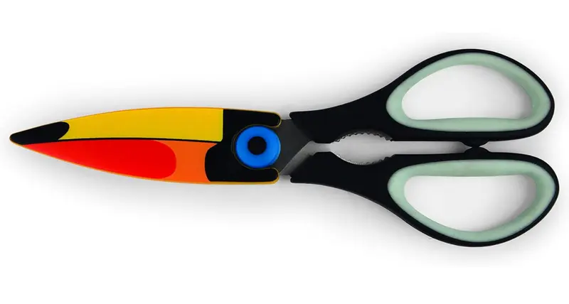 Forbici Tucano, Acciaio Inossidabile, Multicolore magnetico