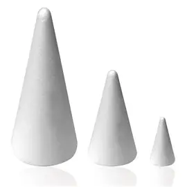 Forme Polistirolo 2 Cono 4x6 cm. 14 pz.