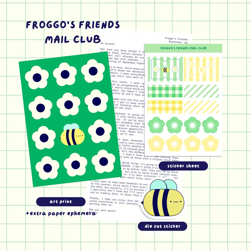 Froggo's Friends Mail Club