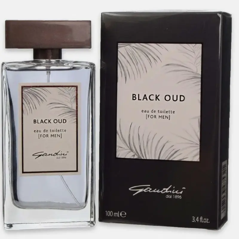 Gandini Black Oud Eau de Toilette For Men 100ml Profumo Uomo