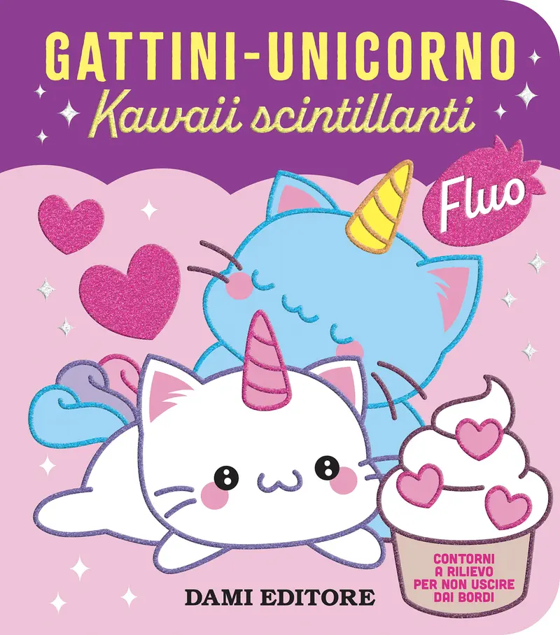 Gattini - Unicorno. Kawaii scintillanti