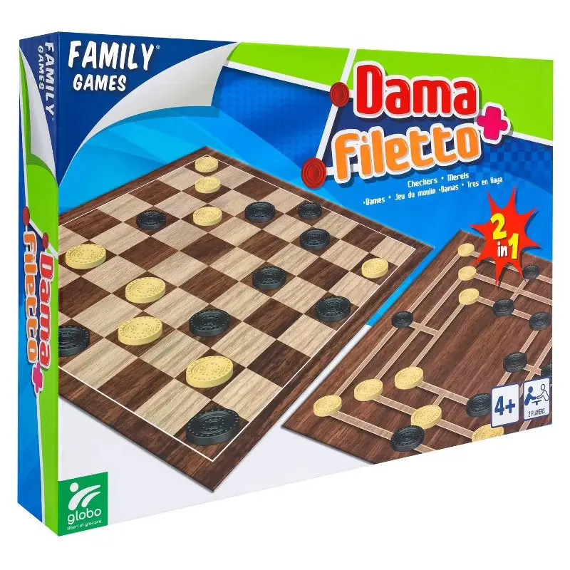 Gioco dama e filetto gioco in scatola