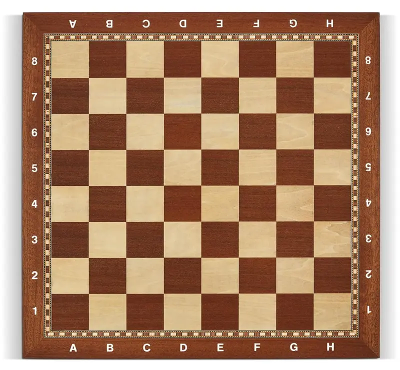 Gioco Scacchiera in Legno con bordo lettere e numeri 40 cm