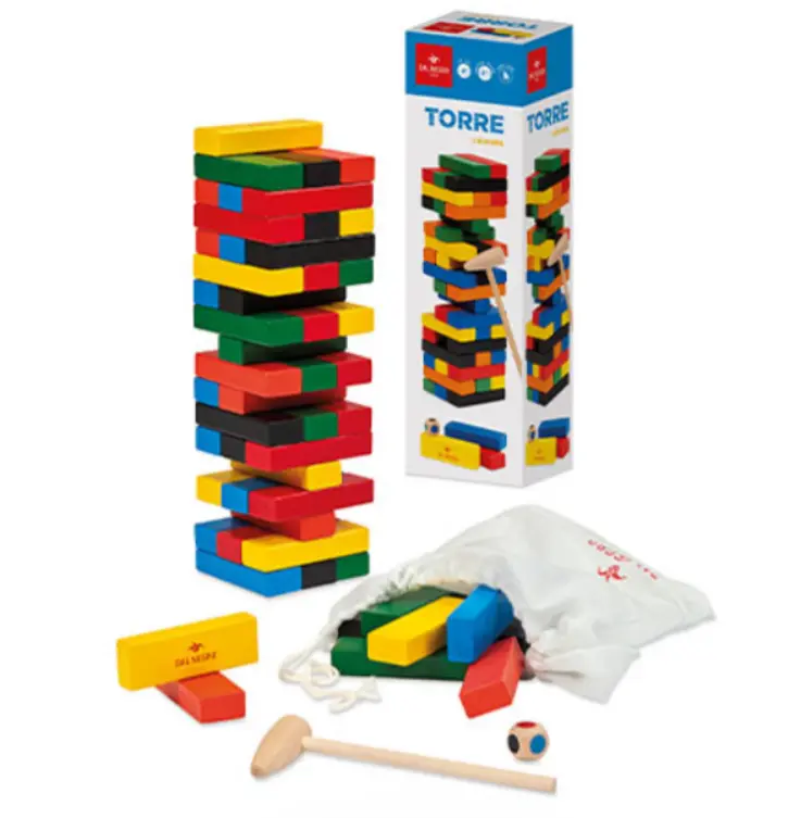 Gioco Torre di legno Colorata