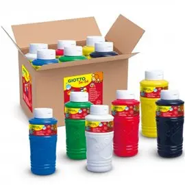 Giotto Bebe Colori a Dita 750 ml. Set 6 Colori Primari F477000