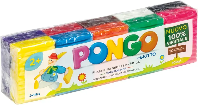 Giotto Pongo 500G 10 Colori Ass