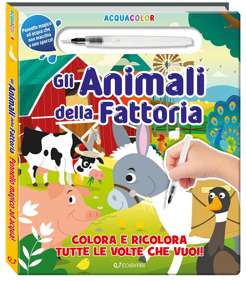 Gli animali della fattoria. Acquacolor