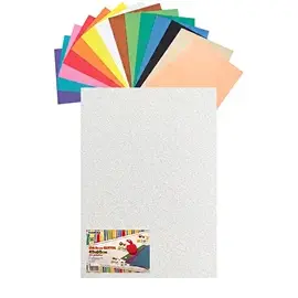 Gomma Eva 60x40x2 10 ff Glitter