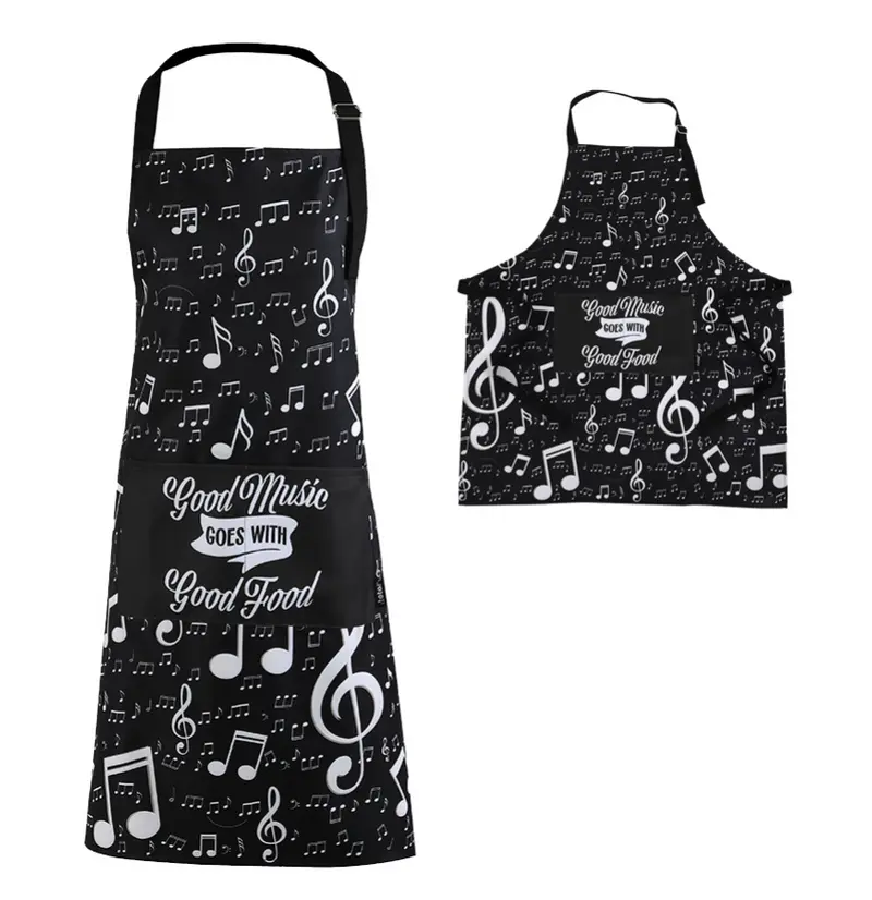 Grembiule da cucina idrorepellente MUSIC