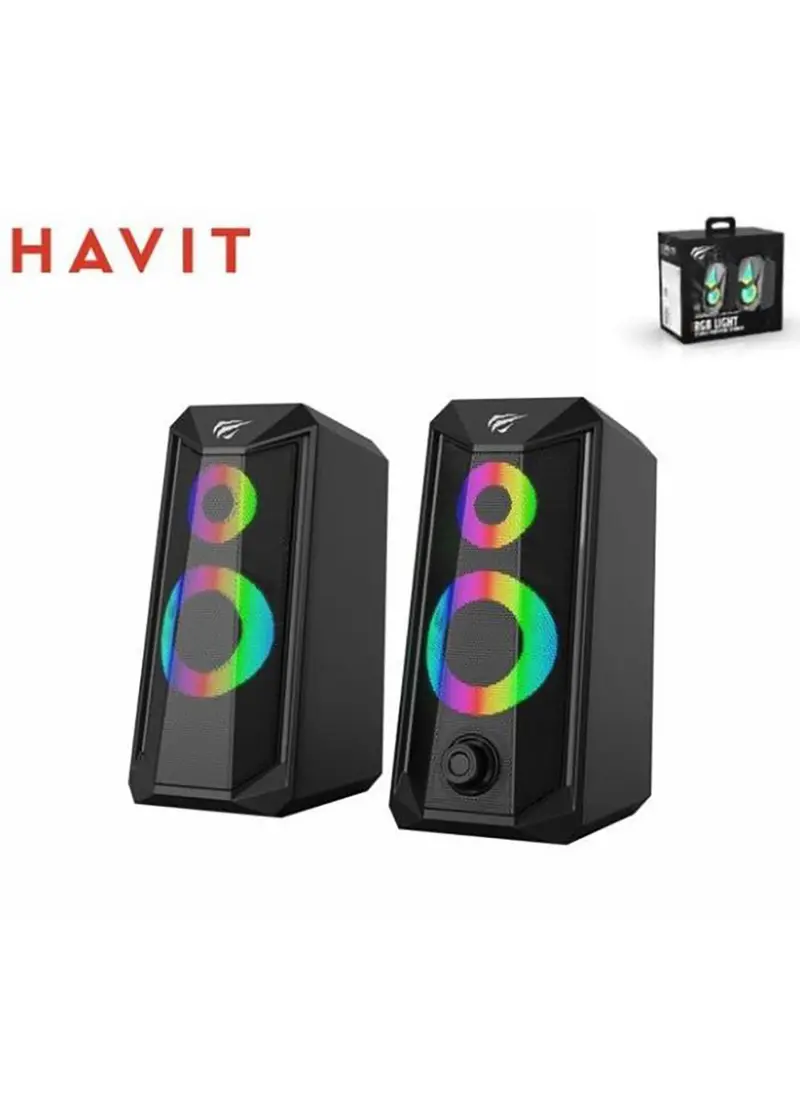HAVIT ALTOPARLANTI COMPUTER USB 2 0 CON RGB
