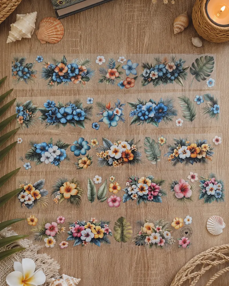 Hawaiian Breeze | 3D Crystalink Clear PET Tape