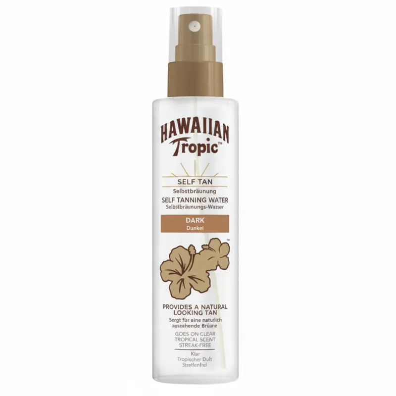 Hawaiian Tropic Self Tanning Water - Acqua Autoabbronzante Dark 190 ml Solari Protezione Corpo