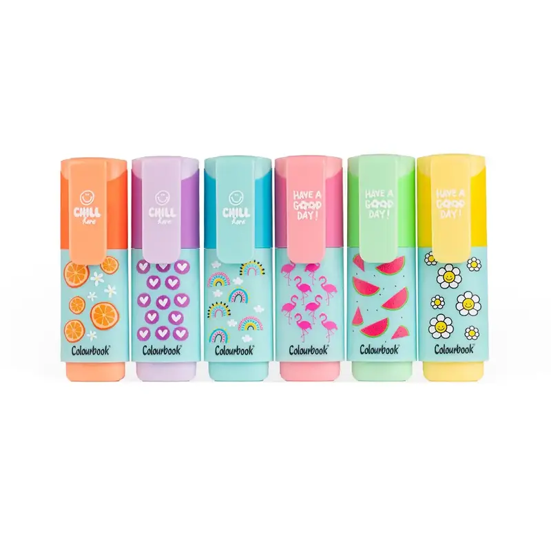 Highlight Me - Set 6 mini evidenziatori pastello