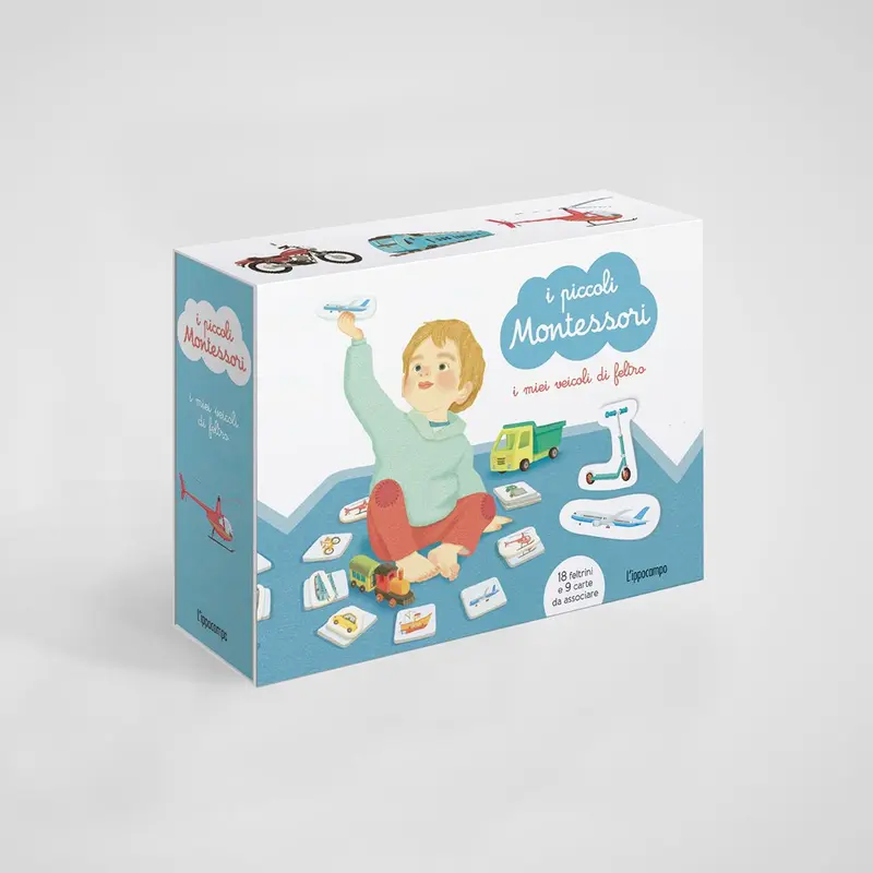 I piccoli Montessori. I miei veicoli in feltro