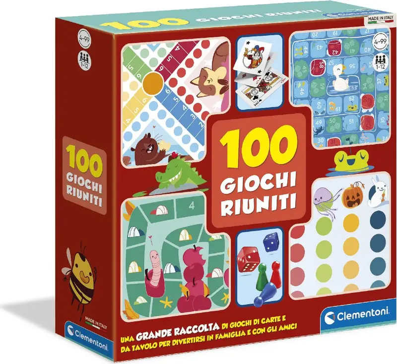 kit 100 giochi riuniti in scattola