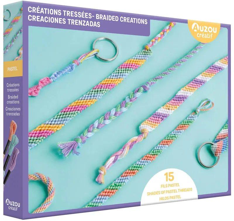 Kit creazioni fili intrecciati