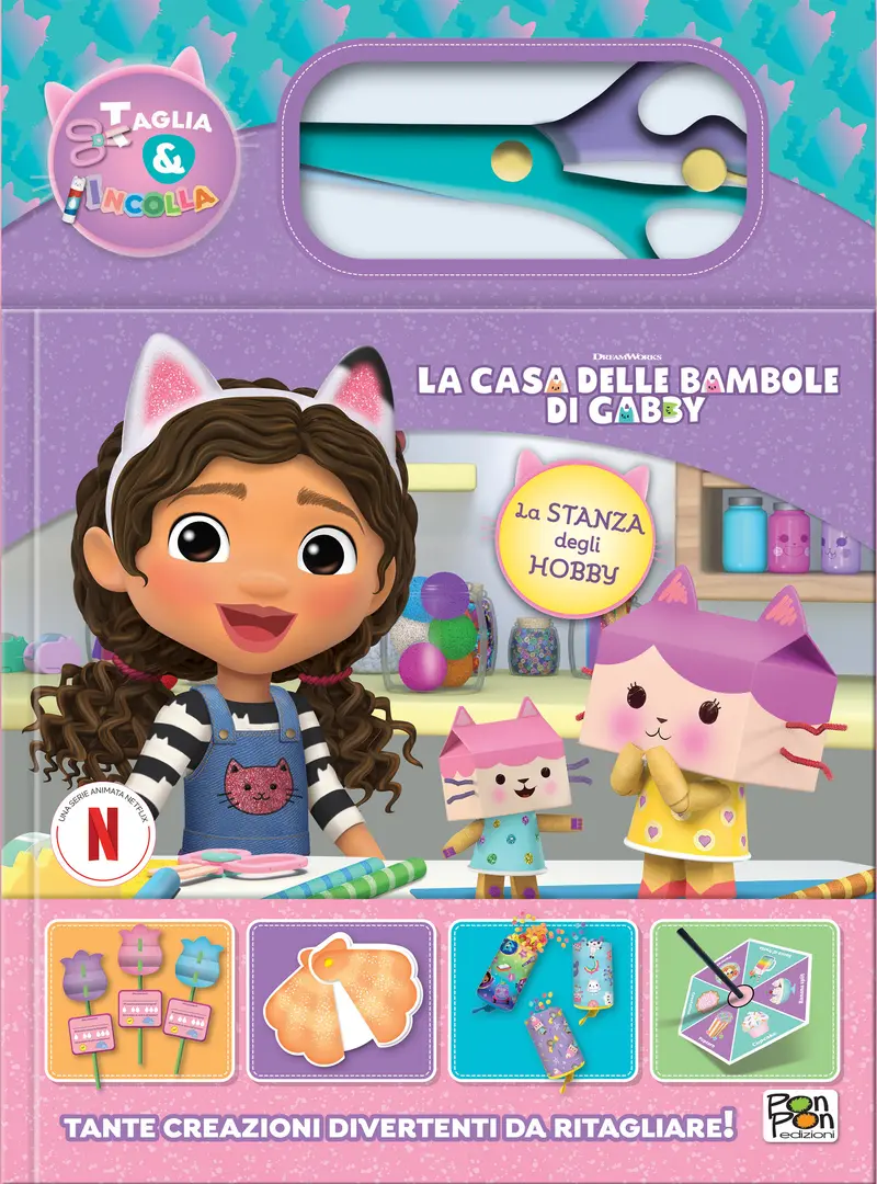 La Casa delle Bambole di Gabby. Taglia & Incolla. La stanza degli hobby