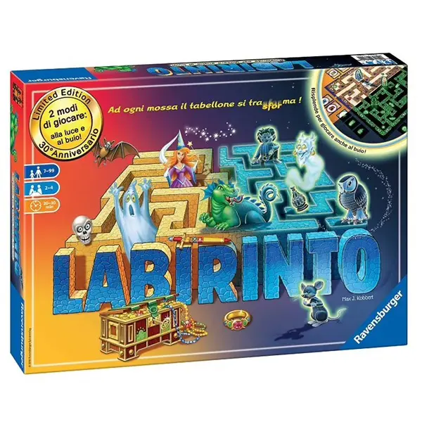 Labirinto glow in the dark gioco in scatola
