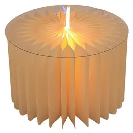 Lampada Led Colonna Carta Bianca d.30 h. 40 1436010